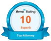 Logo Recognizing Gibbons Law Group, PLLC's affiliation with AVVO